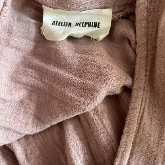 Atelier Delphine Lihue Dress in Crinkled Cotton (SM) - Picture 3 of 3